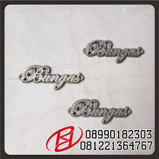 LOGO PLAT MERK HIJAB | LOGO MERK HIJAB BAHAN BESI LOGAM | PLAT LABEL HIJAB 