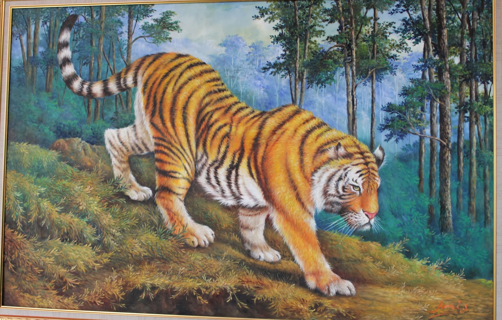 seni rupa lukisan  lukisan  yang dipamerkan dalam pameran 