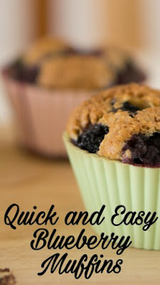 Quick and Easy Blueberry Muffins