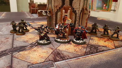 Warhammer 40k - 9th Edition - Chaos Space Marines vs Imperial Guard - 1000pts - Open War - Objective Drop