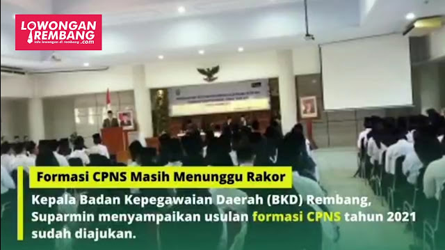 Formasi CPNS Kabupaten Rembang Masih Menunggu Rakor