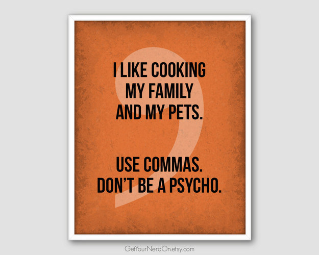 I like cooking my family and my pets