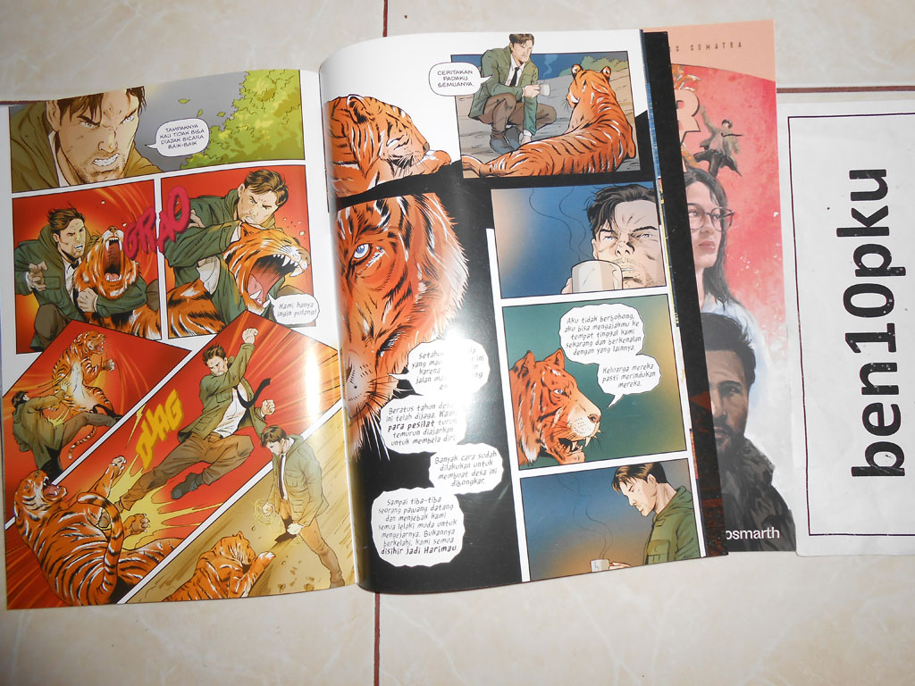 Komik Petualangan Arthur Razak vs Manusia Harimau