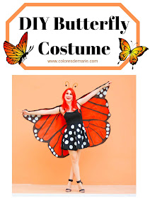 DIY Homemade Butterfly Costume Tutorial - Easy and cheap!