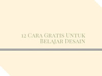 12 Cara Gratis Untuk Belajar Desain