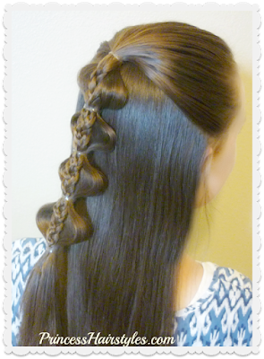 Palm tree bubble braid video tutorial. 