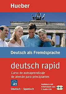Deutsch rapid, 2 Audio-CDs m. Begleitbuch, Deutsch-Spanisch