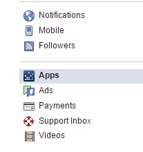 Facebook App Settings