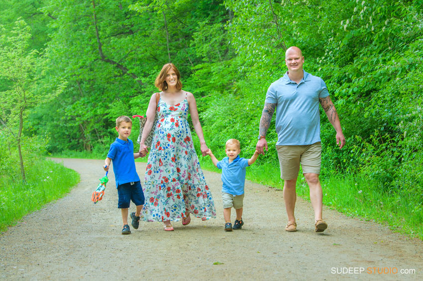 Candid Family Kids Portrait Outdoors Spring Summer Nature by SudeepStudio.com Ann Arbor Dexter Family Portrait Photography