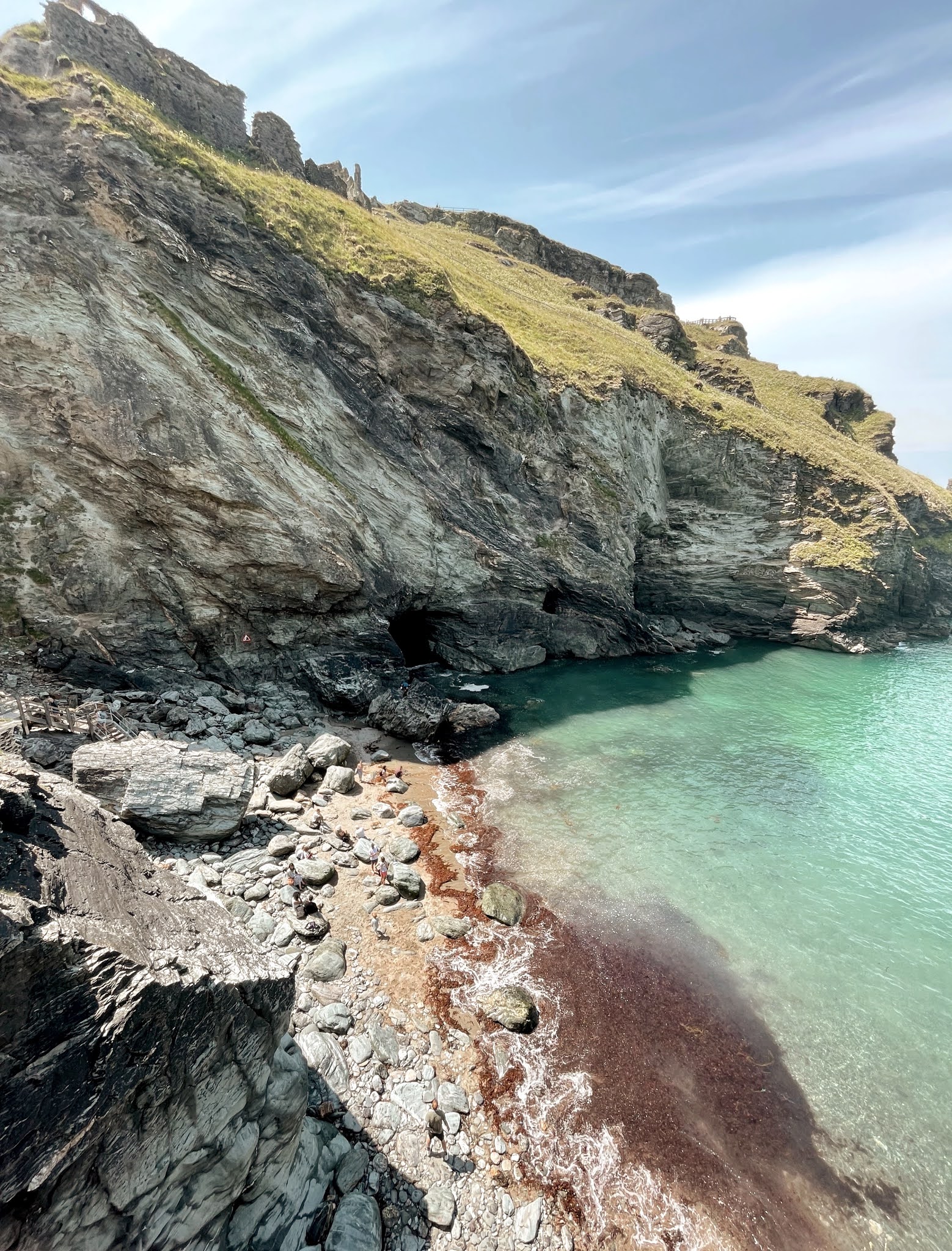 Tintagel Castle Cornwall Merlin's Cave