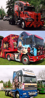 Star Wars Phantom Menace Big Rig Art Trucks
