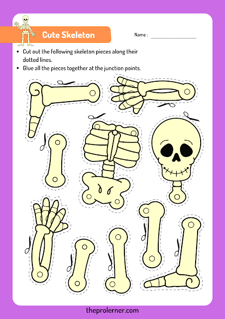 skeleton cut out printable