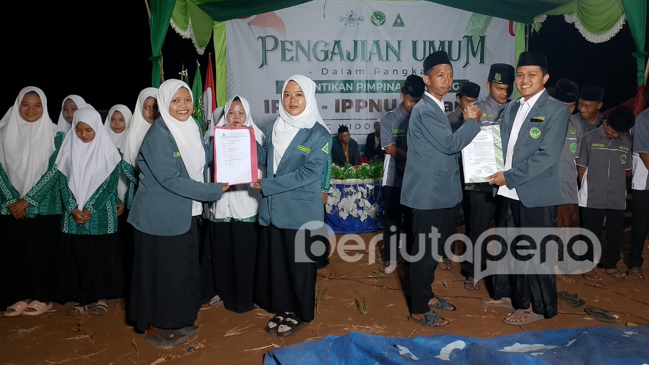 Perdana, PR IPNU IPPNU Gebang adakan Pengajian Umum sekaligus Pelantikan