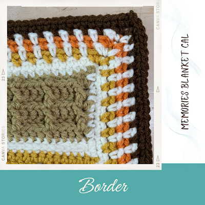 picture shows a crocheted corner.