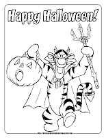 happy halloween pumpkin tigger