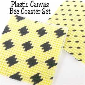 These beautiful and easy bee coasters are the perfect addition to your home or party. Each pattern has a fun two color design that can be changed to match your colors and can be sewn up with this free plastic canvas pattern quickly.