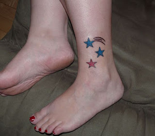 Star Tattoos On Foot