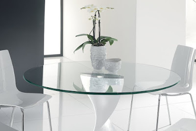 Round Circle Glass Table Top