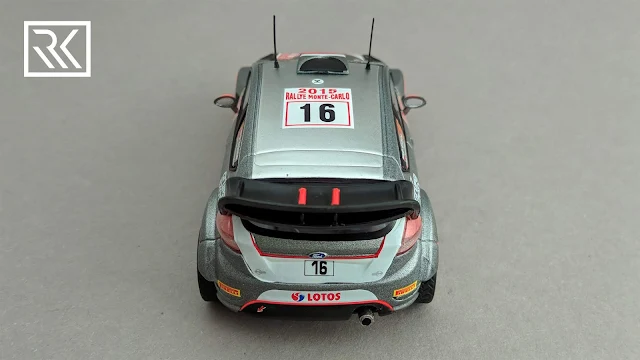 Zdjęcie modelu IXO Direkt Collections / The Diecast Club Ford Fiesta RS WRC, Rallye Monte-Carlo 2015, Robert Kubica / Maciej Szczepaniak