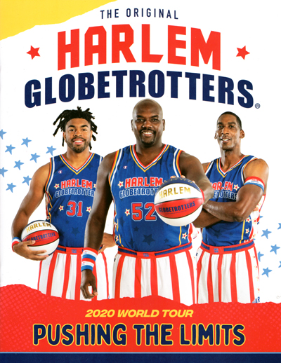 Harlem Globetrotters 2020 tour programme