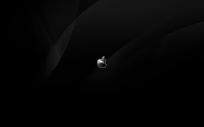 black wallpaper aplle