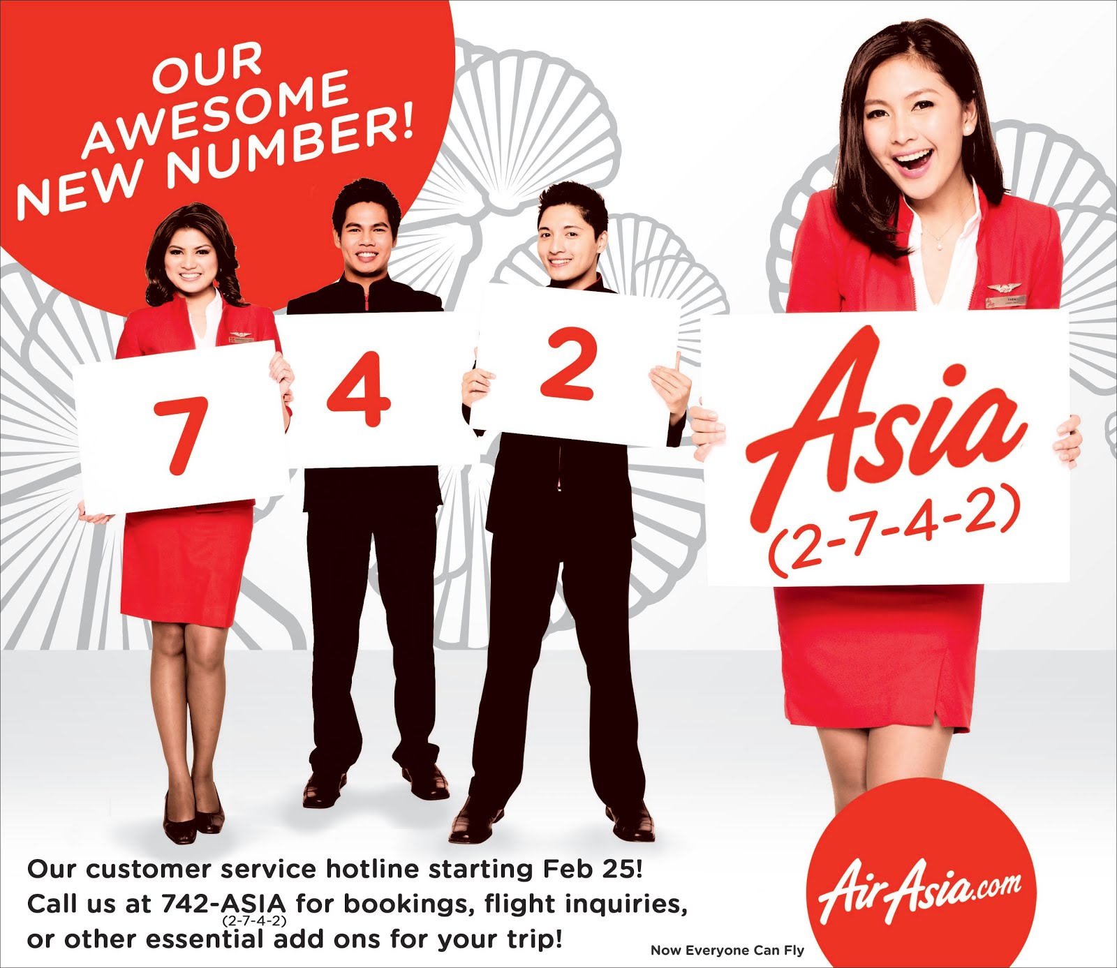 Philippines' AirAsia customer hotline 742-ASIA and now ...