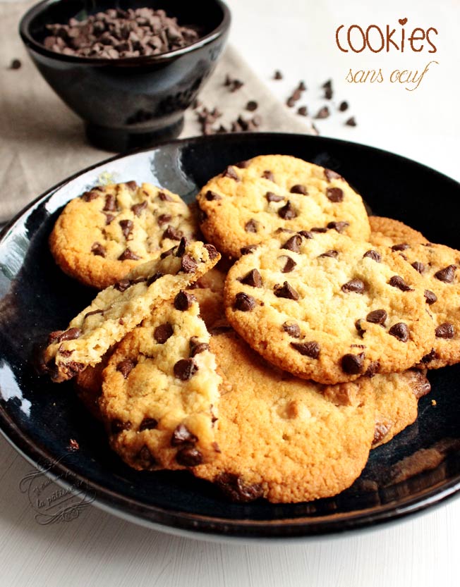 Cookies Sans Oeufs Il Etait Une Fois La Patisserie