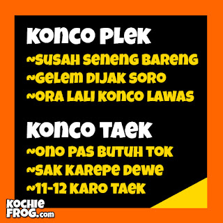 DP BBM Lucu Bahasa Jawa Timur Paling Laris - Kochie Frog