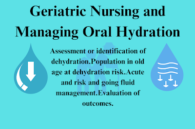 Geriatric Nursing and Managing Oral Hydration Geriatric Nursing and Managing Oral Hydration