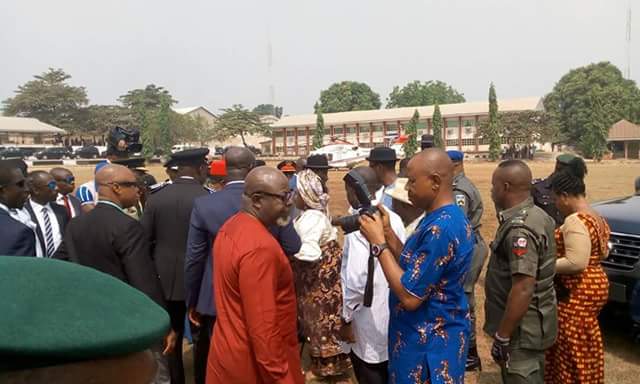 Photos: Former President Goodluck Jonathan and wife Patience, others arrive Anambra State for the burial of late Dr Alex Ekwueme