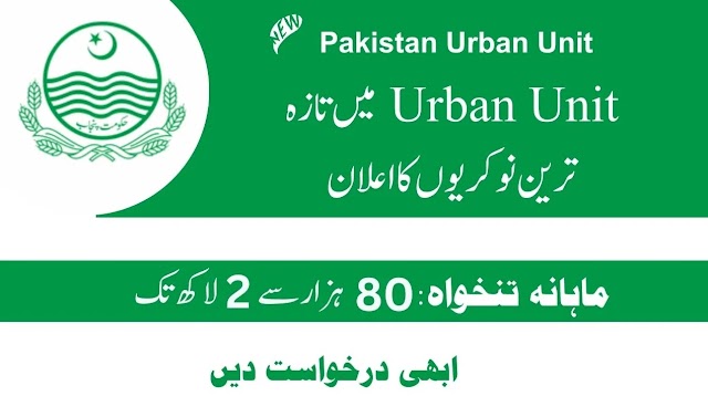 Punjab Government Urban Unit Jobs 2024 Online Apply