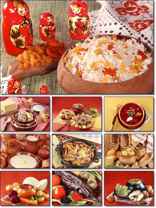 Russian Cuisine Desktop Wallpapers Pack