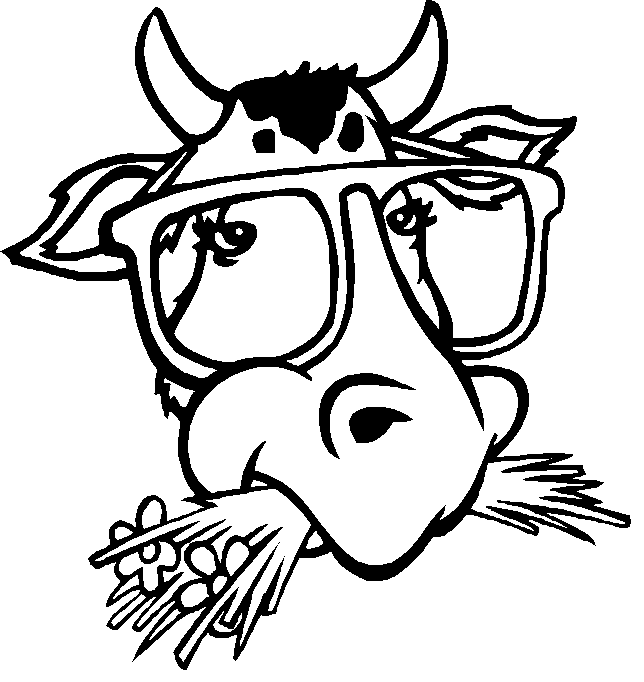 Cow Printable Coloring Pages 5