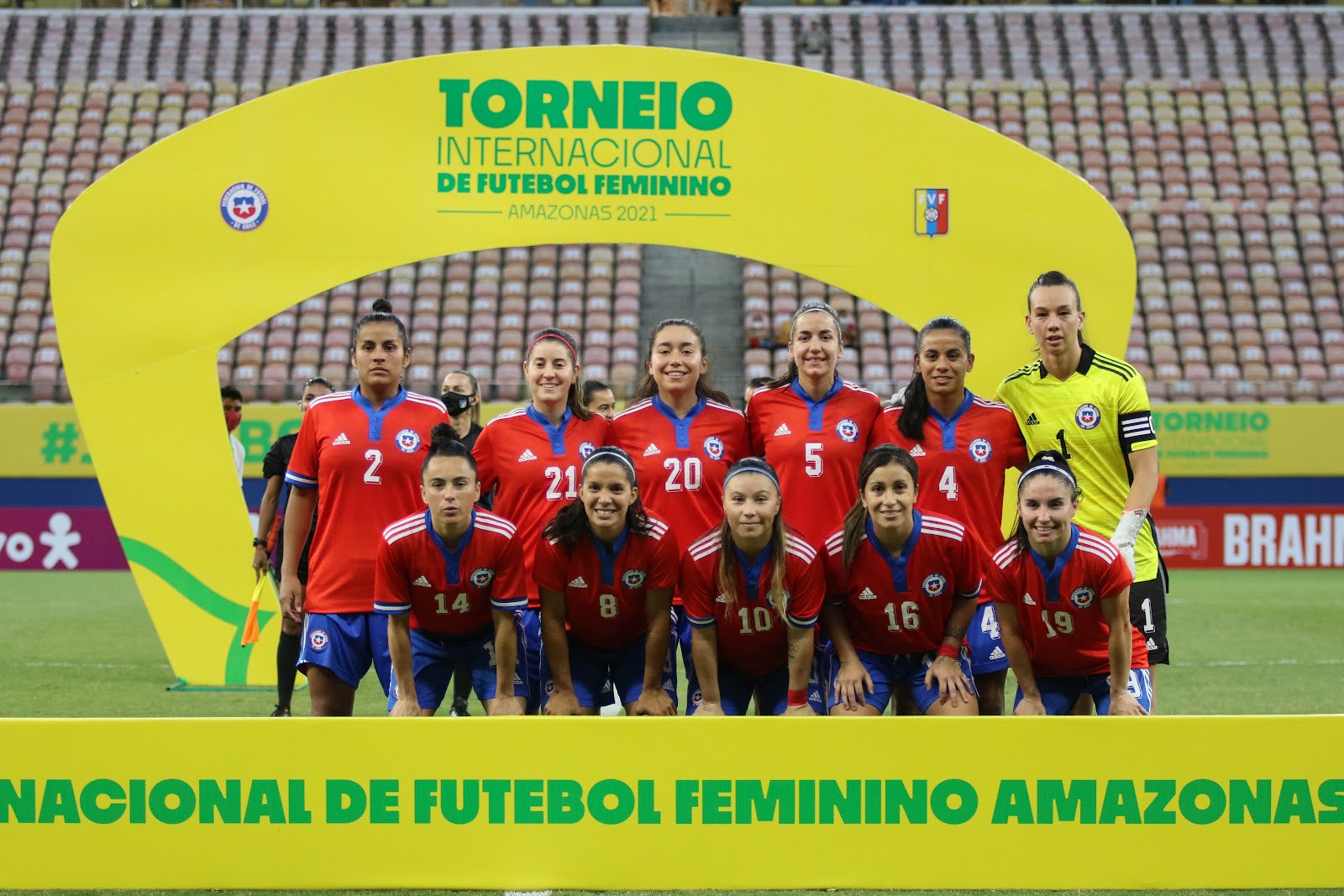 Formación de selección femenina de Chile ante Venezuela, Torneio Internacional de Futebol Feminino Amazonas 2021, 25 de noviembre