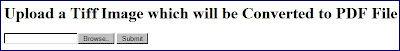 Tiff to PDF conversion through Servlet