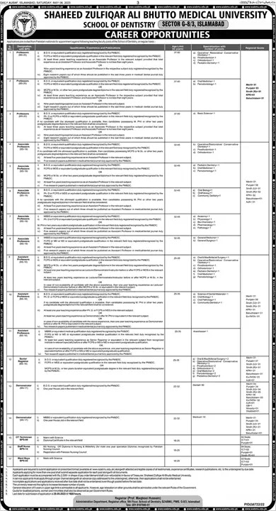 SZAMU jobs in islamabad 2023