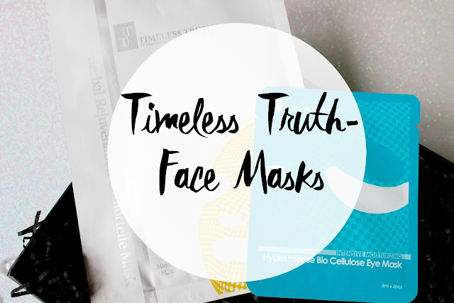 timeless truth, face mask, rejuvenation mask, hydra intense bio cellulose eye mask, 