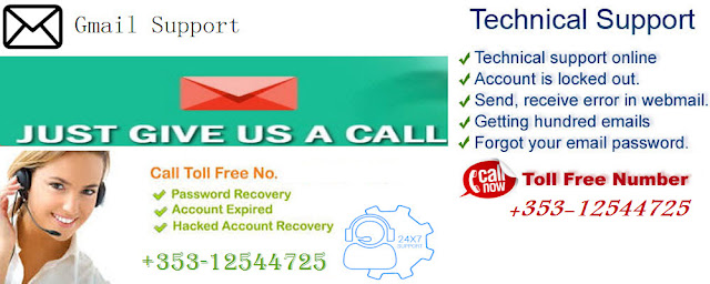 Gmail Email Support Ireland +353-12544725