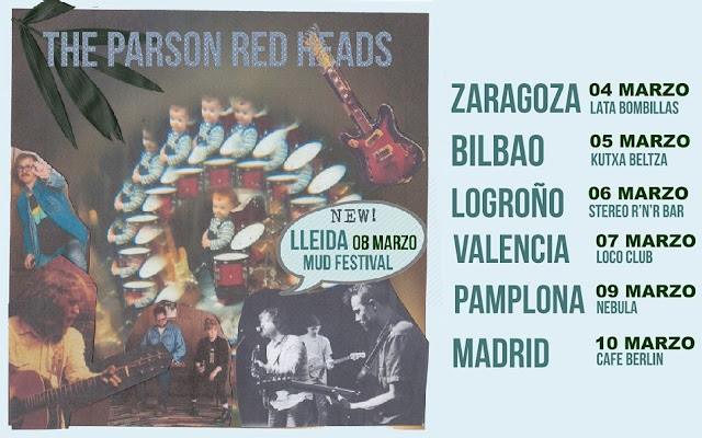 Que vuelven The Parson Red Heads - Spain Tour - 7 citas en marzo