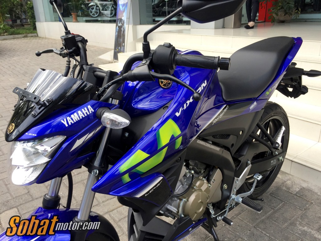 All New Yamaha Vixion Livery MotoGP Movistar Sudah Tiba Dikota