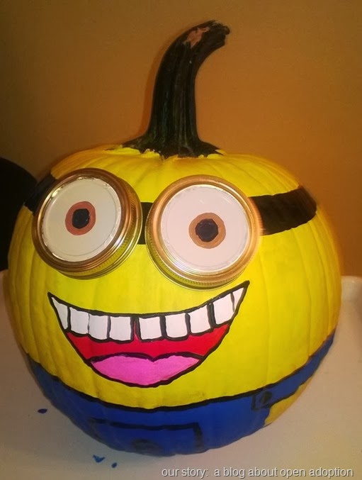 minion pumpkin 2013