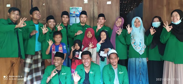 Salam Perpisahan dengan Tambelangan, KKN 03 STAI Al-Hamidiyah Santuni Anak Yatim