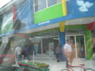 brightly colored store, La Ceiba, Honduras