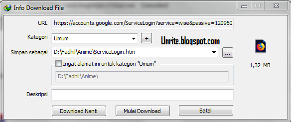 Cara mengatasi  IDM yang tidak bisa Download File Google Drive ( ServiceLogin.html )