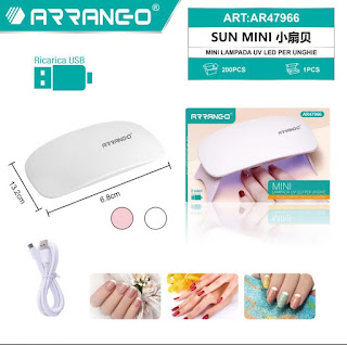 Arrango AR47966 Mini Nail 6w LED UV Portable Nail Dryer Lampada