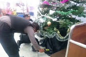Ciptakan Kenyamanan Masyarakat Merayakan Natal, Tim Gabungan Polres Wonogiri Siaga Penuh Jaga Gereja