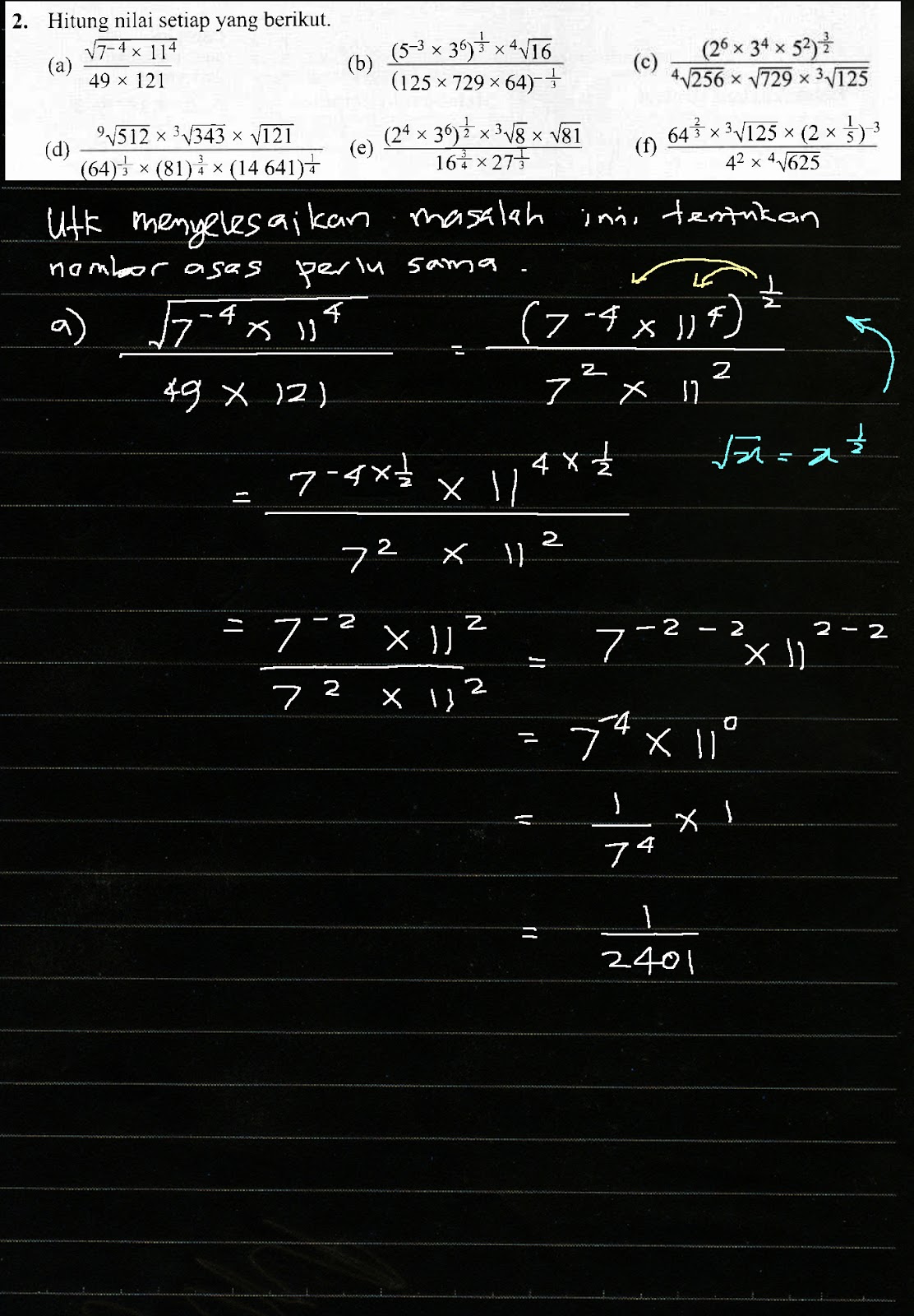 Uji Minda 1 2j Ms 21 Bab 1 Indeks Tingkatan 3