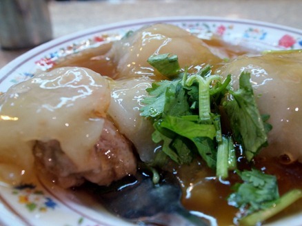 Keelung Night Market: Prawn filled meatballs