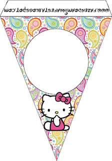 Hello Kitty Party, Free Printable Banner