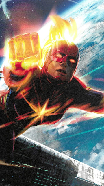 Captain Marvel Concept Art Wallpaper